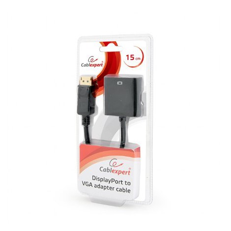 Cablexpert 15 pin HD D-Sub (HD-15) | Female | 20 pin DisplayPort | Male | Black | 0.15 m